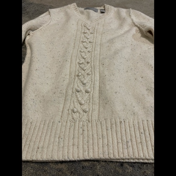 Liz Claiborne women’s V neck knit winter sweater - Picture 3 of 7